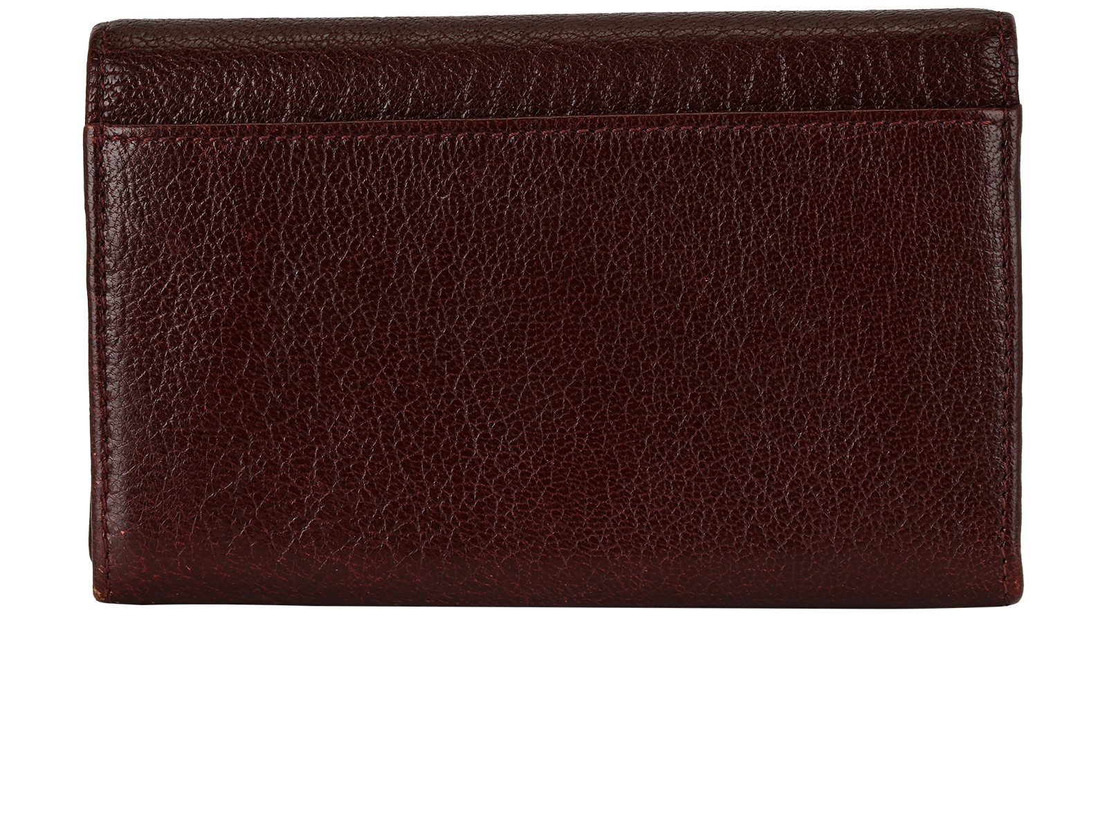 Jimmy Choo Logo Compact Wallet, &pound;110, Accessories, Burgundy, Leather, Back view